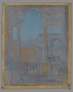 Architektonická studie od Edwin Austin Abbey