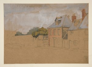 Architektonická studie od Edwin Austin Abbey