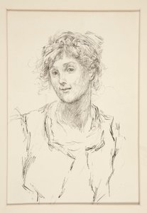 Audrey, ilustrace pro Akt V, Scéna i, Jak se vám líbí od Edwin Austin Abbey