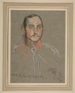Portrét korunovace Eduarda VII.: Princ Charles Dánský od Edwin Austin Abbey