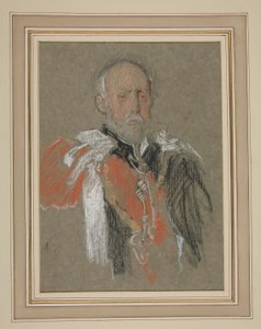 Korunovace Edwarda VII Portrét: Princ Christian ze Šlesvicka-Holštýnska od Edwin Austin Abbey