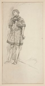 Studie kostýmů pro dva pány z Verony (?) od Edwin Austin Abbey