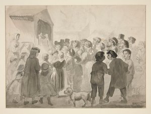 Davová scéna od Edwin Austin Abbey