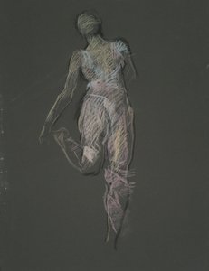 Raná figurální studie pro od Edwin Austin Abbey