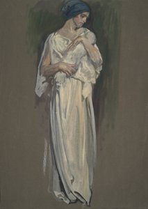 Rané studium pro od Edwin Austin Abbey
