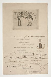 Lept od E.A. Abbey: The Kinsmen - (ilustrace k francouzskému verši) od Edwin Austin Abbey