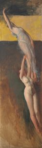 Figure Study, pro The Spirit of Light, Rotunda, Pennsylvania State Capitol, Harrisburg od Edwin Austin Abbey