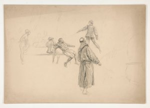 Kresba obrázku od Edwin Austin Abbey