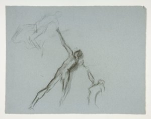 Figurální studie pro od Edwin Austin Abbey