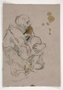 Figurální studie pro od Edwin Austin Abbey