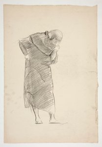 Figurální studie pro od Edwin Austin Abbey