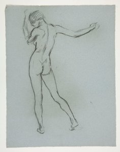 Figurální studie pro od Edwin Austin Abbey