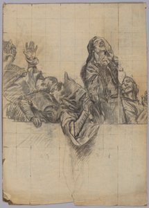 Figurální studie pro od Edwin Austin Abbey