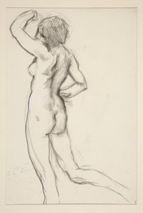 Figurální studie pro od Edwin Austin Abbey