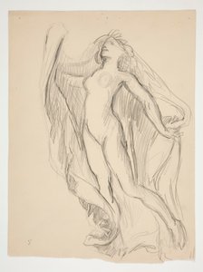 Figurální studie pro od Edwin Austin Abbey