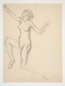 Figurální studie pro od Edwin Austin Abbey