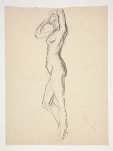 Figurální studie pro od Edwin Austin Abbey