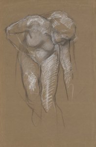 Figurální studie pro od Edwin Austin Abbey