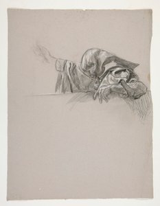Figurální studie pro krále Artuše od Edwin Austin Abbey
