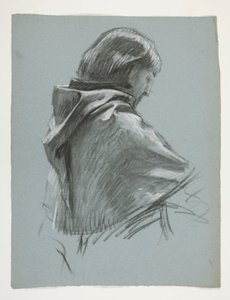 Figurální studie pro krále Artuše od Edwin Austin Abbey