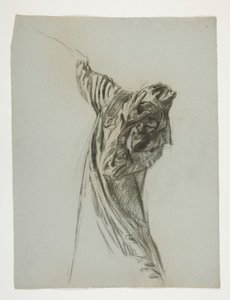 Figurální studie pro krále Artuše od Edwin Austin Abbey
