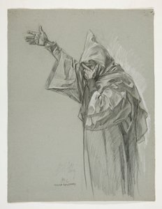 Figurální studie pro krále Artuše od Edwin Austin Abbey