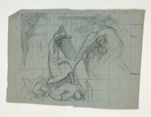Figurální studie k Sedmi smrtelných hříchů z The Quest of the Holy Grail (série patnácti obrazů pro Boston Public Library, dokončena v roce 1901) od Edwin Austin Abbey