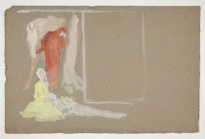 Skupina postav – (neidentifikovaná ilustrace) od Edwin Austin Abbey