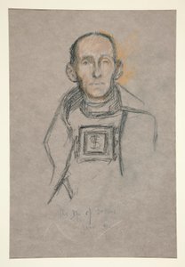 Hlava a ramena, portrét korunovace Edwarda VII od Edwin Austin Abbey