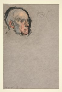 Hlava muže, portrét Korunovace Edwarda VII od Edwin Austin Abbey
