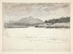 Highland Scéna od Edwin Austin Abbey