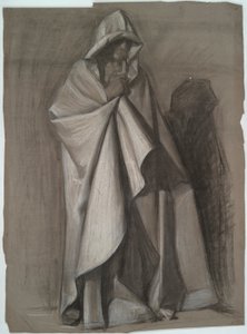 Josef z Arimatie, Figurální studie pro od Edwin Austin Abbey