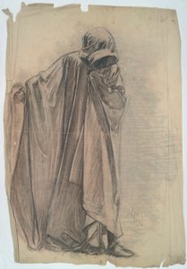 Josef z Arimatie, Figurální studie pro od Edwin Austin Abbey