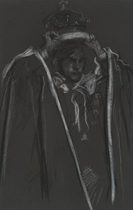 Peer umístění korunovační palcát pro od Edwin Austin Abbey