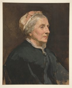 Portrét starší ženy (neznámý hlídač) od Edwin Austin Abbey