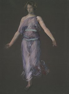 Možná figurální studie pro od Edwin Austin Abbey