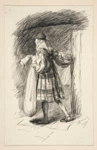 Probošt s Ragozinem od Edwin Austin Abbey