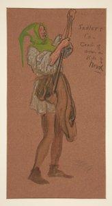 Sadlers Costume, kostýmní skica pro Henryho Irvinga