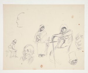 List figurálních studií od Edwin Austin Abbey