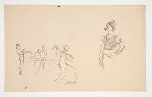 List náčrtů od Edwin Austin Abbey