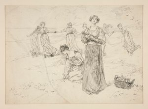 Skica pro od Edwin Austin Abbey
