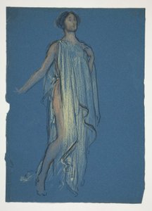 Skica ženy - kostýmní studie pro divadelní hru? od Edwin Austin Abbey