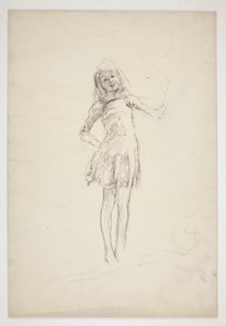Studie pro Puka z Noci svatojánské od Edwin Austin Abbey