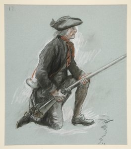 Studie pro postavu v od Edwin Austin Abbey