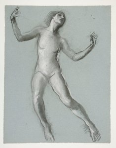 Studie pro postavu 12:00 v od Edwin Austin Abbey