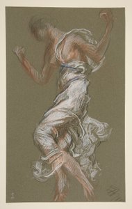 Studie pro postavu 13:00 in od Edwin Austin Abbey