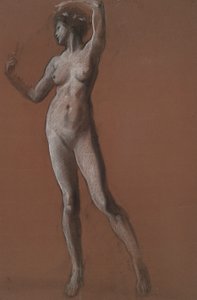 Studie pro postavu 15:00 pro od Edwin Austin Abbey