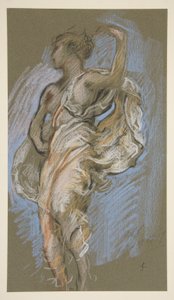 Studie pro postavu 16:00 in od Edwin Austin Abbey