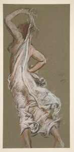 Studie pro postavu 17:00 in od Edwin Austin Abbey