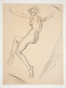 Studie pro postavu 9 hodin pro od Edwin Austin Abbey